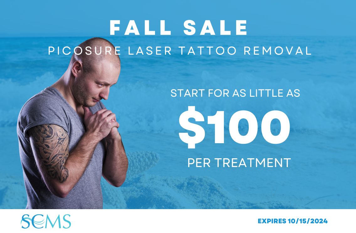 Picosure Laser Tattoo Removal Treatment, start for as little as $100 per treatment. Expires 10/15/2024