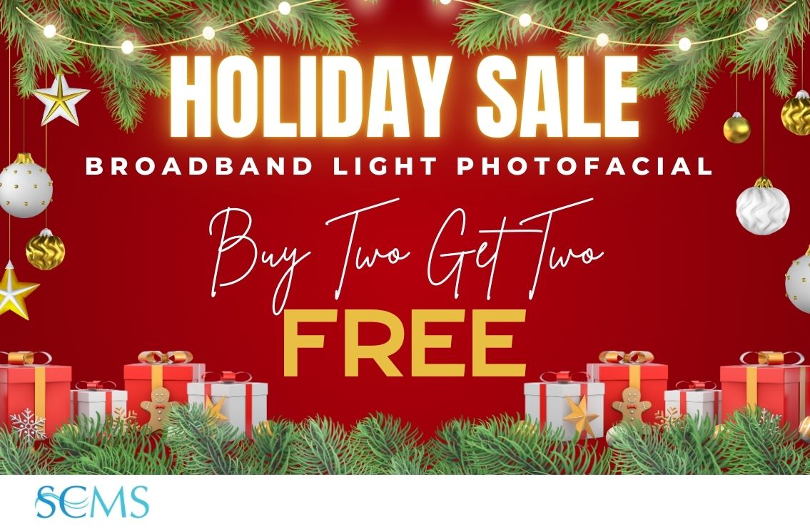 Holiday Sale - Buy 2 BBL Photofacials, get 2 free. Limited Time Offer