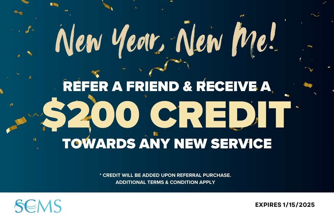 New Year, New Me Sale - Refer a Friend and Receive a $200 credit towards any purchase. (Credit is awarded after referral makes a purchase) Expires 1/15/25