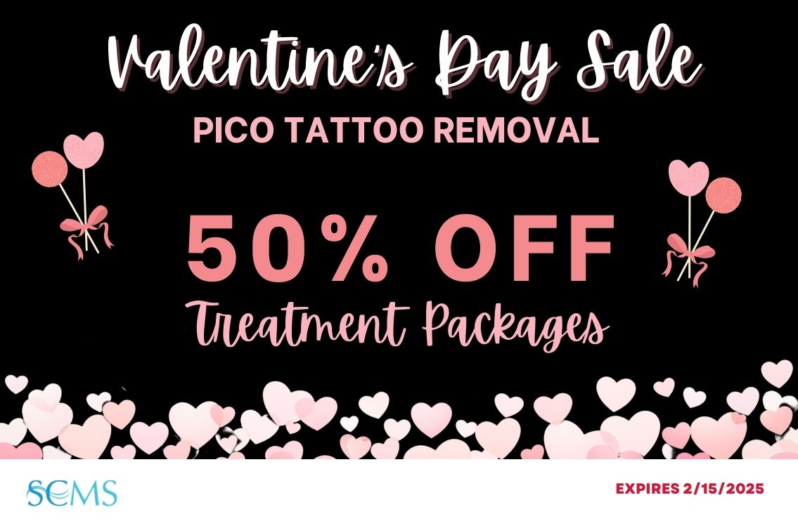 Valentines Day Sale - Save 50% off Pico Skin Tattoo Removal Packages! Expires 2/15/25